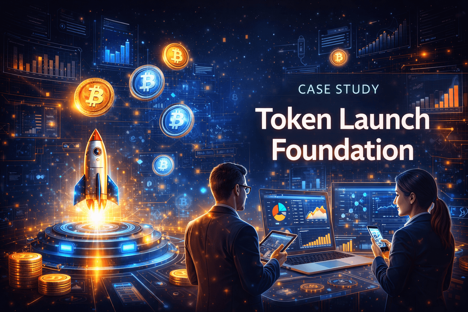 Token launch infrastructure dashboard